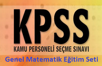 KPSS Genel Matematik Eğitim Seti
